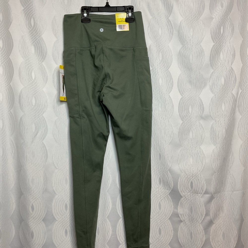 Danskin green 7/8 leggings high rise small nwt - Picture 5 of 7